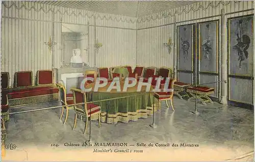Cartes postales Chateau de la Malmaison Salle du Conseil des Ministres