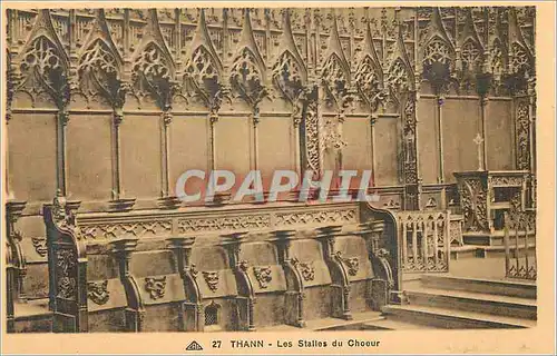 Cartes postales Thann les Stalles du Choeur