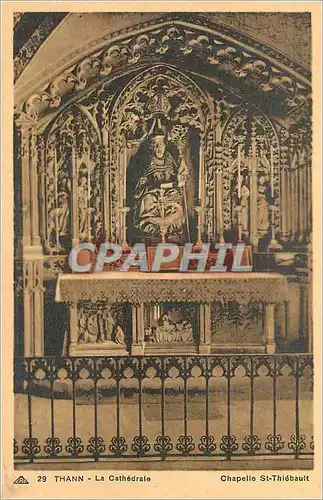 Cartes postales Thann la Cathedrale Chapelle St Thiebault