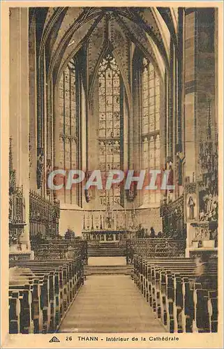 Ansichtskarte AK Thann Interieur de la Cathedrale