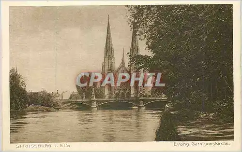 Cartes postales Strassburg Evang Garnisonskirche