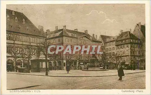 Cartes postales Strassburg Gutenberg Platz