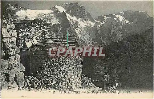 Cartes postales le Dauphine la Meije vue du Village des Clos