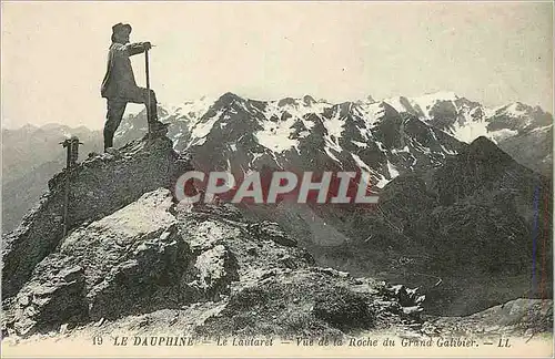 Ansichtskarte AK le Dauphine le Lautaret vue de la Roche du Grand Galibier