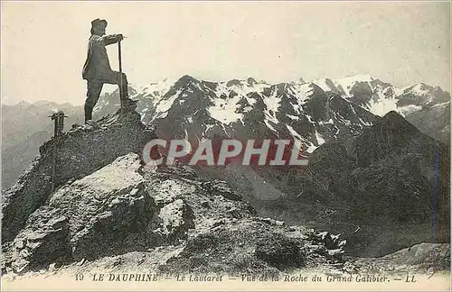 Cartes postales le Dauphine le Lautaret vue de la Roche du Grand Galibier