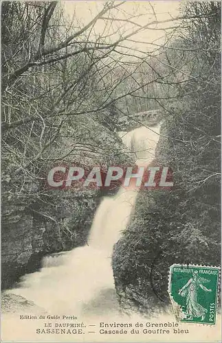 Cartes postales le Dauphine Environs de Grenoble Sassenage Cascade du Gouffre Bleu