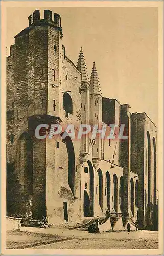 Ansichtskarte AK Avignon (Vaucluse) Palais des Papes la Tour d'Angle