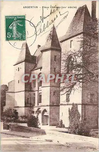 Cartes postales Argentan Vieux Chateau (XIVe siecle)