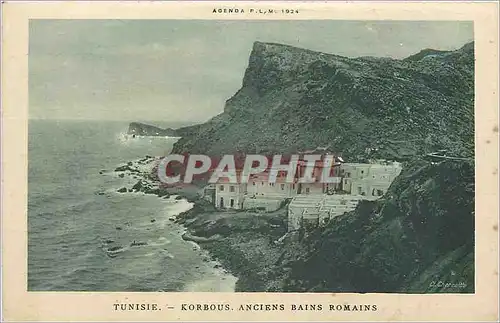 Cartes postales Tunisie Kourbous Anciens Bains Romains