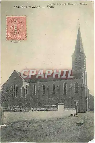 Cartes postales Neuilly le Real Eglise