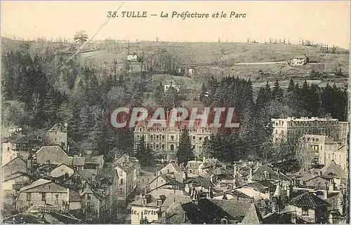 Cartes postales Tulle la Prefecture et le Parc