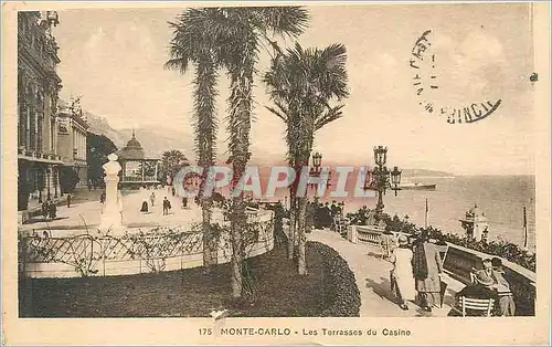 Cartes postales Monte Carlo les Terrasses du Casino