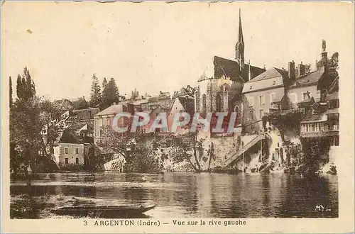 Cartes postales Argenton (Indre) Vue sur la Rive Gauche