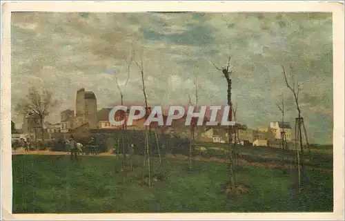 Cartes postales les Chefs d'Oeuvre du Musee de Grenoble Alfred Sisley (1840 1899) vue du Montmartre