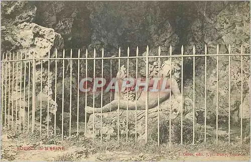 Cartes postales Source de la Seine