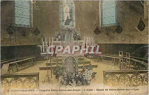 Cartes postales Clichy Sous Bois Chapelle Notre Dame des Anges L'Autel