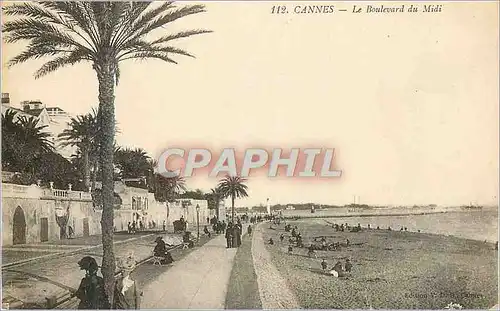 Cartes postales Cannes Le Boulevard du Midi