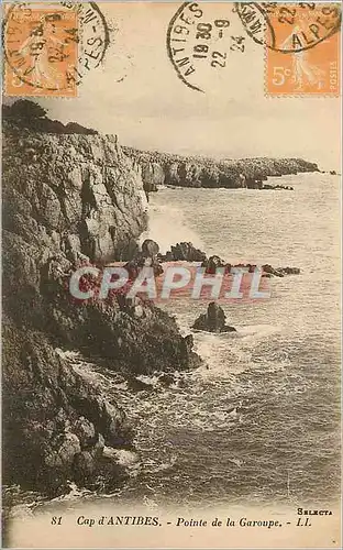 Cartes postales Cap D'Antibes Pointe de la Garoupe