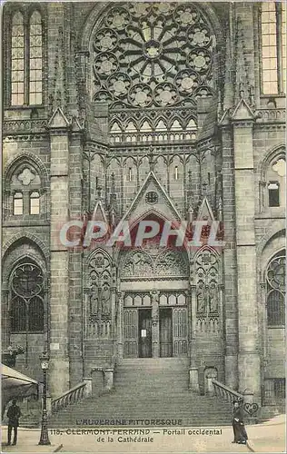 Ansichtskarte AK L'Auvergne Pittoresque Clermont Ferrand Portail Occidental de la Cathedrale