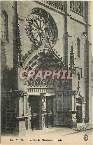 Cartes postales Riom Portail du Mathuret