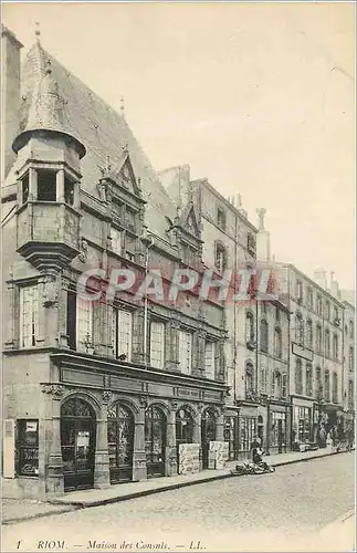 Cartes postales Riom Maison des Consuls