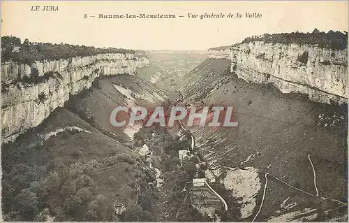 Cartes postales Baume les Messieurs Vue Generale de la Vallee