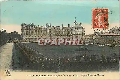 Cartes postales Saint Germain en Laye Le Parterre Facade Septentrionale du Chateau