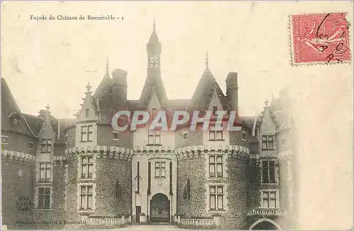 Cartes postales Facade du Chateau de Bonnetable