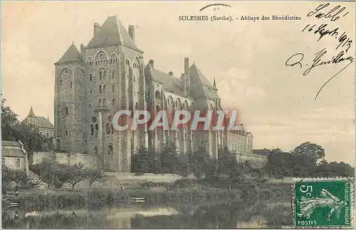 Cartes postales Solesmes (Sarthe) Abbaye des Benedictins