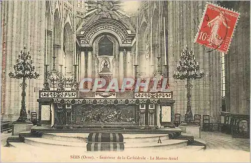 Cartes postales Sees (Orne) Interieur de la Cathedrale Le Maitre Autel