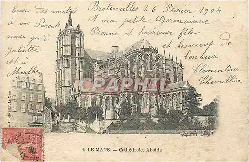 Cartes postales Le Mans Cathedrale Abside