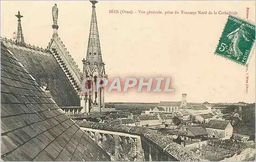 Cartes postales Sees (Orne) Vue Generale prise du Transept Nord de la Cathedrale