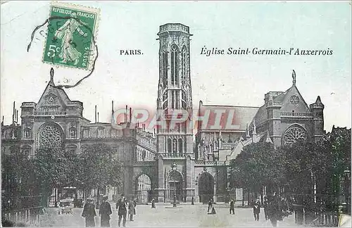 Cartes postales Paris Eglise Saint Germain l'Auxerrois