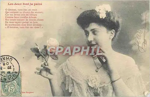 Cartes postales Les Deux Font la Paire
