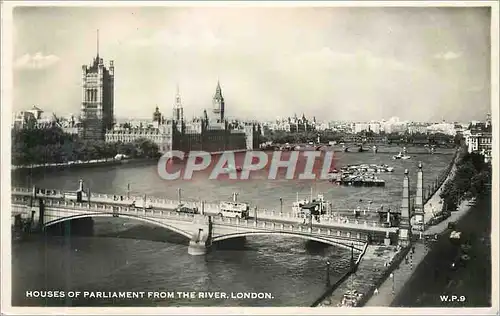 Cartes postales moderne House of Parliament from the River London