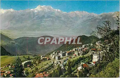 Cartes postales moderne Leysin et les Dents du Midi