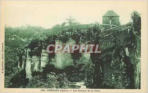 Cartes postales Cremieu (Isere) Les Gorges de la Fuza