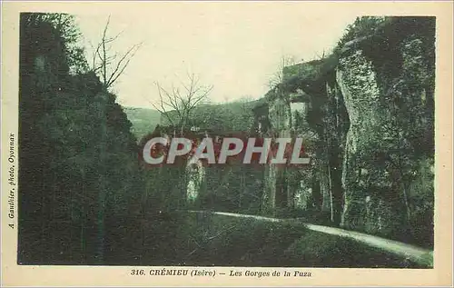 Cartes postales Cremieu (Isere) Les Gorges de la Fuza