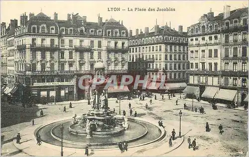 Cartes postales Lyon La Place des Jacobins