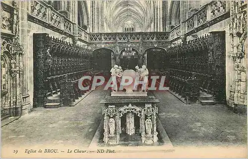 Cartes postales Eglise de Brou Le Choeur