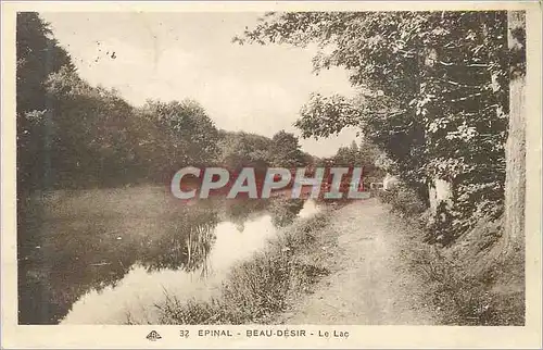 Cartes postales Epinal Beau Desir Le Lac