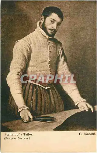 Cartes postales Portrait of the Tailor (National Gallery)