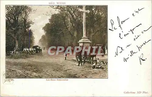 Cartes postales Geo Weiss Les Deux Souverains
