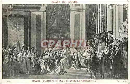 Cartes postales Musee du Louvre David (Jacques Louis) Le Sacre de Napoleon 1er