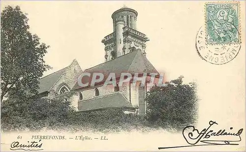Cartes postales Pierrefonds L'Eglise