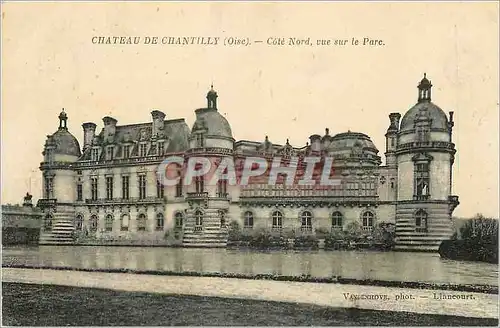 Ansichtskarte AK Chateau de Chantilly (Oise) Cote Nord Vue Sur le Parc