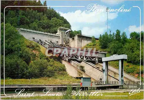 Cartes postales moderne Saint Louis Arviller (Moselle) Canal de la Marine au Rhin Le Plan Incline Transversal
