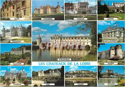 Cartes postales moderne Les Chateaux de la Loire