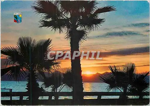 Cartes postales moderne Cote D'Azur French Riviera Coucher de Soleil