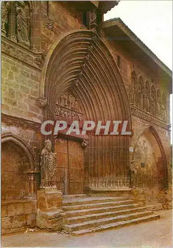 Cartes postales moderne Estella Eglise du Saint Sepulcre (Siecles XIII et XIV)